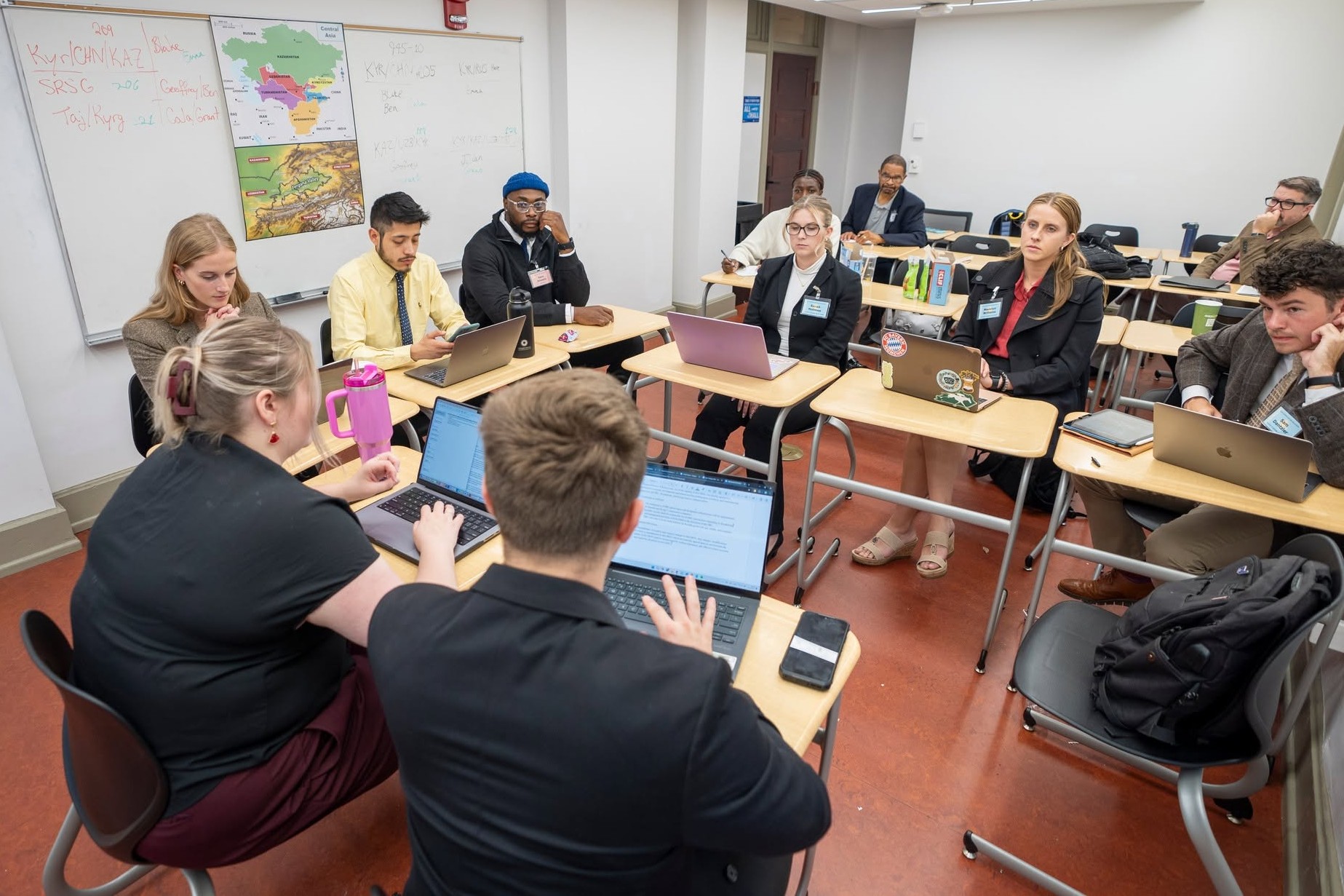 Class discussion at the Patterson School.