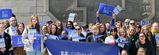 A group of Public Health students