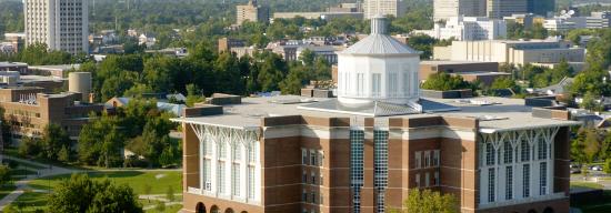 Skyline shot of William T. Young Library