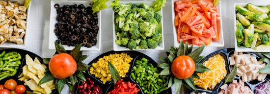 Various collection of fruits and vegetables